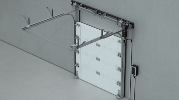 секционные противопожарные ворота